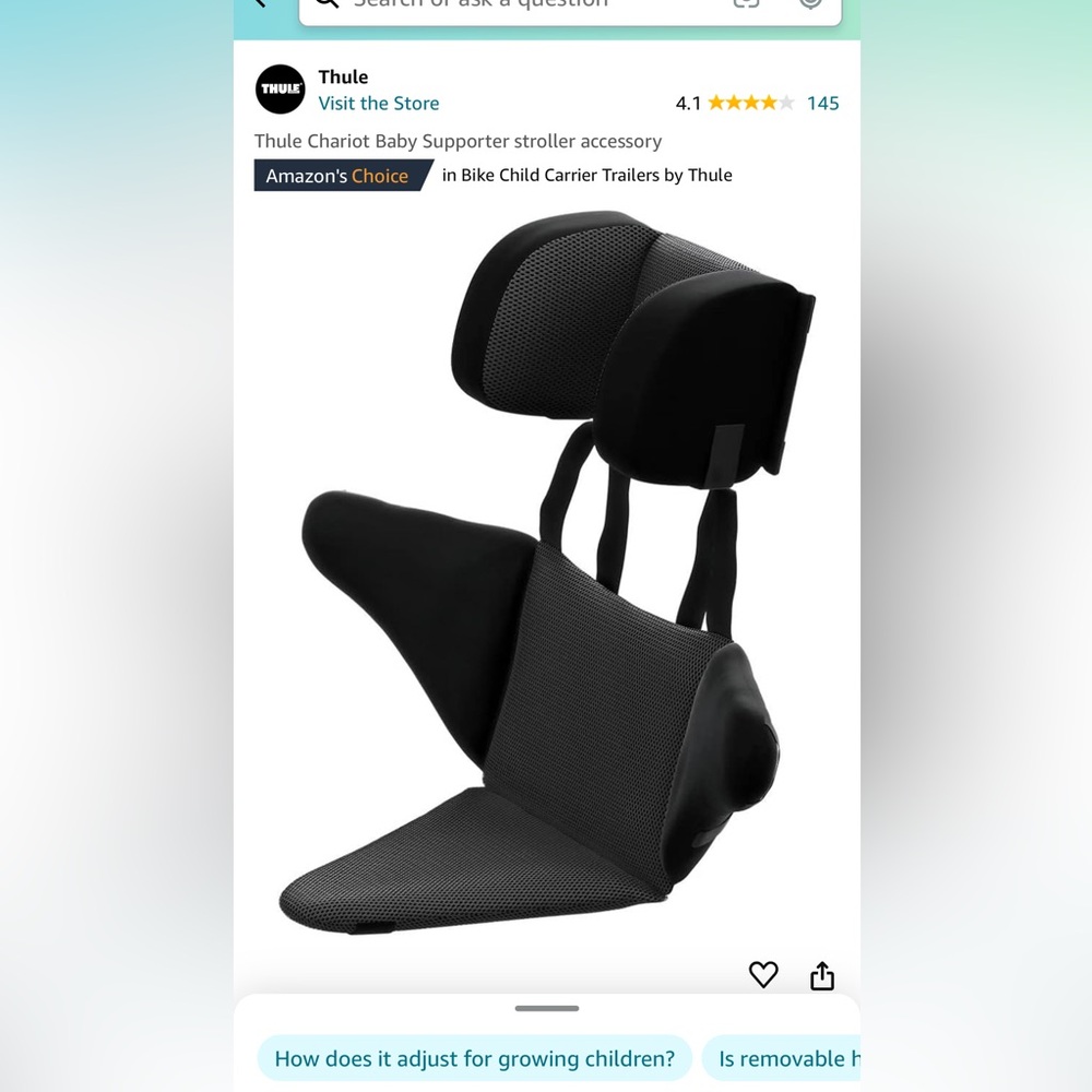 Thule Chariot Baby Supporter